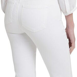 NYDJ Jeans, Women’s 10, White, Bootcut High Rise Barbara Lift Tuck, Stretch Jean